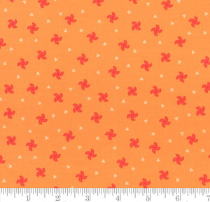 Pinwheel Blenders Laguna Sunrise Orange 37684 19 by Sherri & Chelsi from Moda by the yard