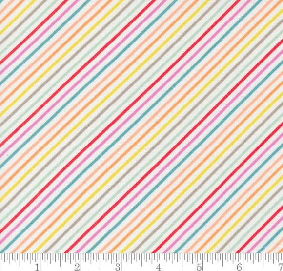 Stripes Laguna Sunrise Off White 37687 11 by Sherri & Chelsi from Moda by the yard