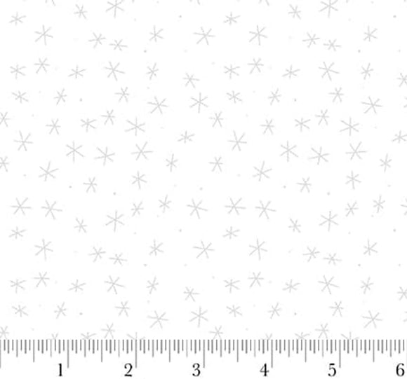 Morning Mist IX White On White 4330-01W from Blank Quilting by the yard