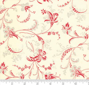 Collections Etchings Parch Red 44333 22 Serene Scroll Blenders Jacobean Benefiting The Parkinson Foundation from Moda