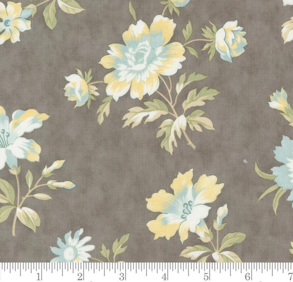 Blooming Florals Honeybloom Charcoal 44340 15 by 3 Sisters from Moda