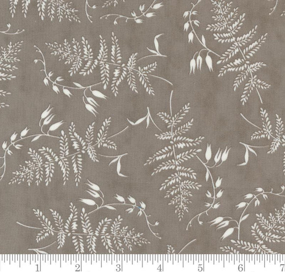 Fern Frond Florals Honeybloom Charcoal 44341 15 by 3 Sisters from Moda