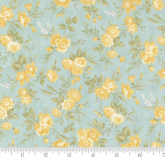 Sweet Blossoms Florals Honeybloom Water 44342 12 by 3 Sisters from Moda