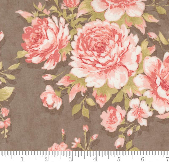 Rose Garden Florals Muse Slate 44390 16 by 3 Sisters from Moda by the yard
