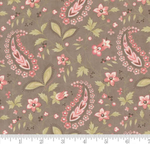 Paisley Vine Paisley Muse Slate 44393 16 by 3 Sisters from Moda by the yard