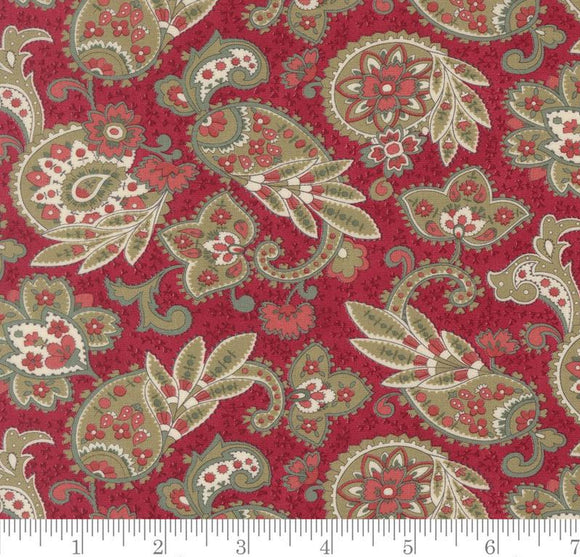 Paisley Ambiance Rose 44411 13 by 3 Sisters from Moda by the yard