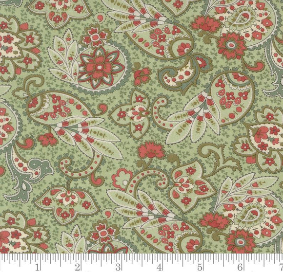 Paisley Ambiance Mist 44411 14 by 3 Sisters from Moda by the yard