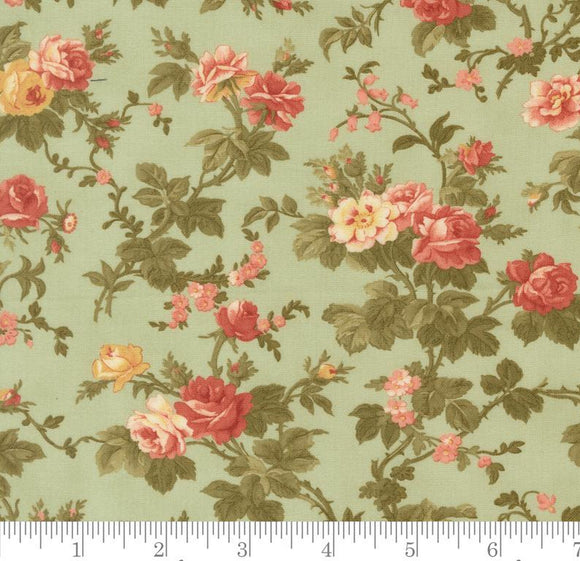 Rose Garden Florals Ambiance Mist 44413 14 by 3 Sisters from Moda by the yard