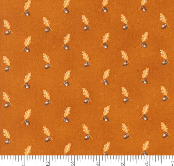 Acorn and Oak Novelty Acorn Reproduction Pumpkin Spice Gath Pumpkin 49291 19 by Primitive Gatherings from Moda by the yard