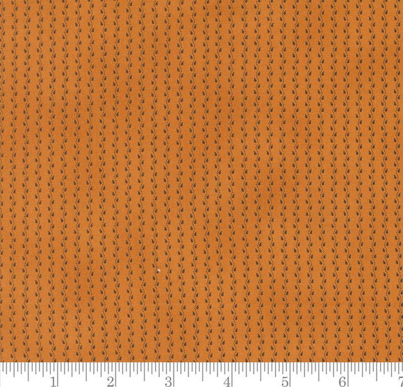 Mini Vine Stripes Pumpkin Spice Gath Pumpkin 49299 20 by Primitive Gatherings from Moda by the yard