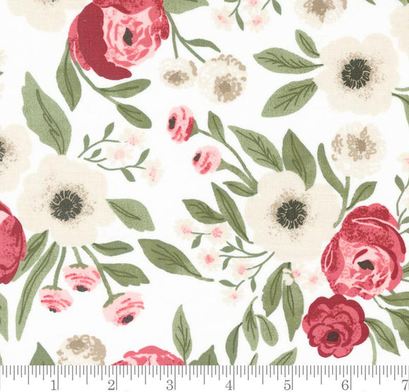 Lovestruck Florals Roses Cloud 5190 11 by Lella Boutique from Moda 