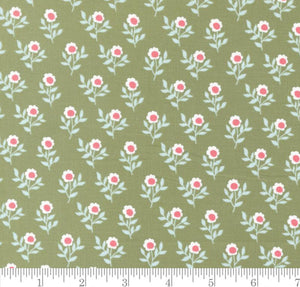 Lovestruck Old Fashioned Bloom Small Floral Fern 5192 17 by Lella Boutique from Moda 