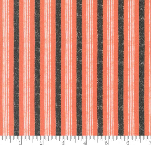Boougie Stripes Hey Boo Soft Pumpkin 5214 12 by Lella Boutique from Moda by the yard