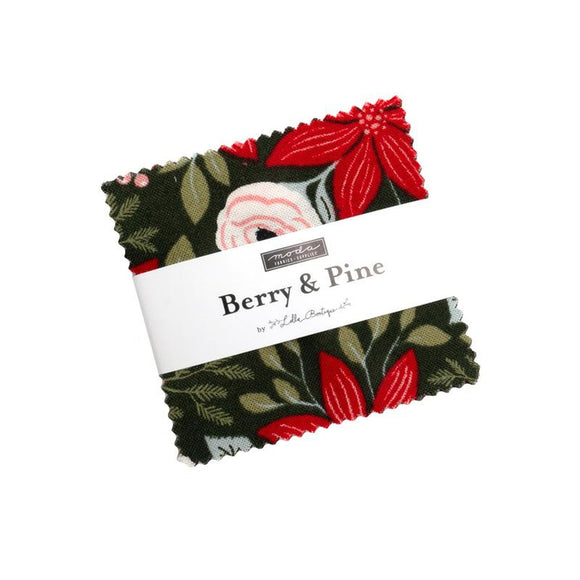 Berry And Pine Mini Charm 5240MC by Lella Boutique from Moda by the pack
