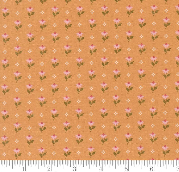 Bumbling Posies Small Floral Wild Honey Honey 5252 16 by Lella Boutique from Moda by the yard