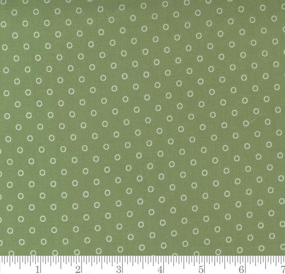 Smitten Dot Dots Nantucket Summer Grass 55264 16 by Camille Roskelley from Moda by the yard