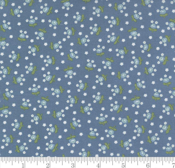 Fairground Small Floral Nantucket Summer Lake 55266 15 by Camille Roskelley from Moda by the yard