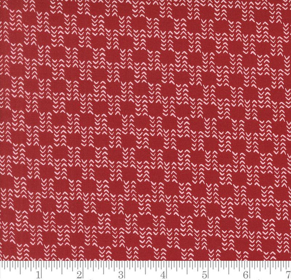 Sweater Stripes Texture Emmitt and Ivy Red 55697 12 by Sweetwater from Moda by the yard