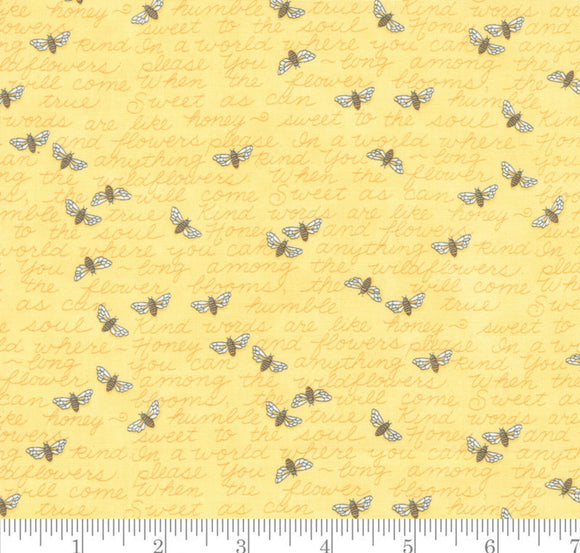 Honey Lavender Kind Words Text And Words Bees 56084 12 Honey by Deb Strain from Moda
