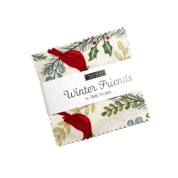 Winter Friends Mini Charm 56130MC by Deb Strain from Moda by the pack