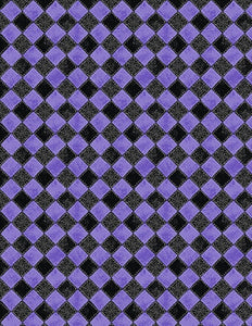 Meow-Gical Purple Checkered Webs 964880-619 by Michael Davis from Wilmington by the yard