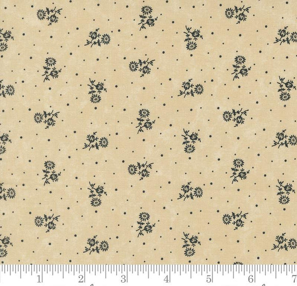 Thistle Ditsy Dots Blackbirds Nest Tan 9751 11 by Kansas Troubles from Moda by the yard