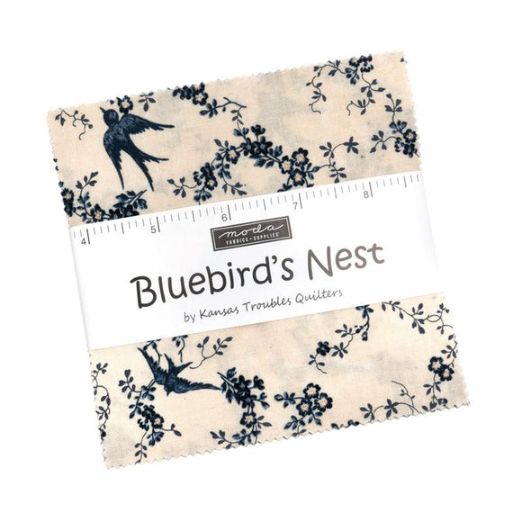 Bluebirds Nest Charm Pack 9800PP by Kansas Troubles from Moda by the pack