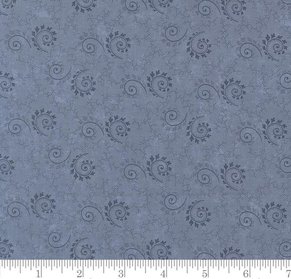 Swirls Twirls Blenders Bluebirds Nest Light Blue 9801 24 by Kansas Troubles from Moda by the yard