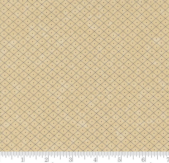 Check It Checks and Plaids Dots Bluebirds Nest Tan 9808 11 by Kansas Troubles from Moda by the yard