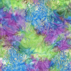 Expressions Batiks A Touch of Celtic Mardi Gras BT23262-175 by Patience Griffin from Riley Blake by the yard