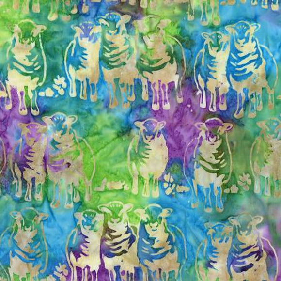 Expressions Batiks A Touch of Celtic Mardi Gras BT23263-175 by Patience Griffin from Riley Blake by the yard