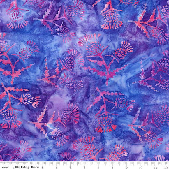 Expressions Batiks A Touch of Celtic Wisteria Skye BT23267-181 by Patience Griffin from Riley Blake by the yard