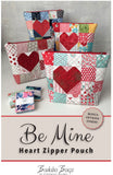 Be Mine Heart Zipper Pouch Pattern