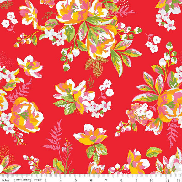 Picnic Florals Main Red C14610-RED