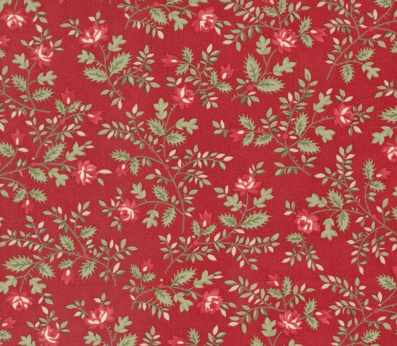 Christmas Carol Crimson 44358-13 by 3 Sisters  from Moda by the yard