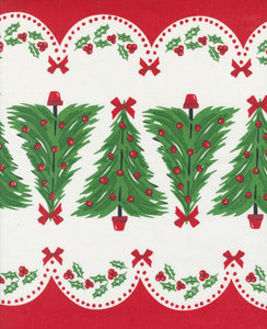 Classic Retro Holiday Oh Christmas Tree Toweling 16" wide 920-306 from Moda by the yard