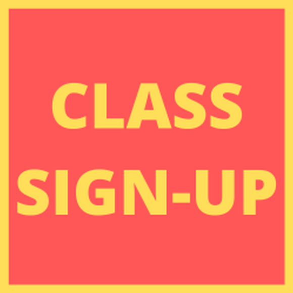 Class Registraton Deposit