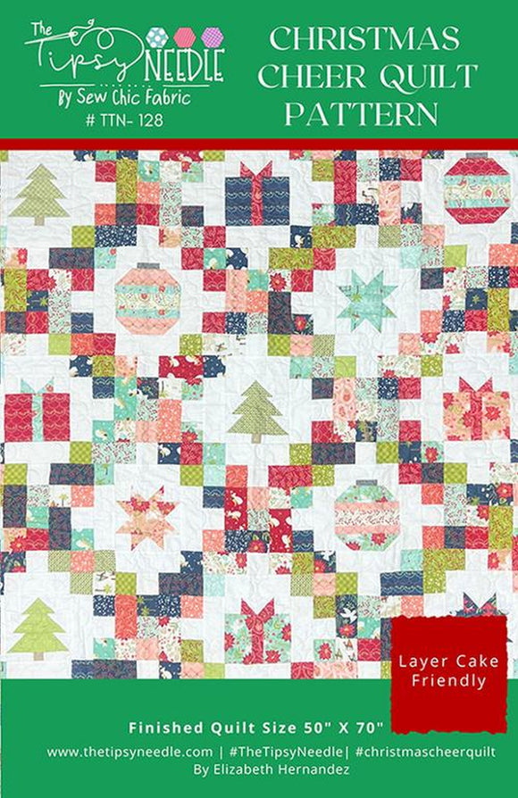 Christmas Cheer TTN 128 from The Tipsy Needle by the pattern