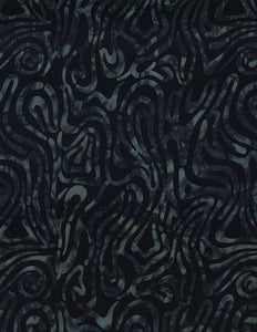 Cinnamon Twist Floating Lines Midnight Blue 22303 449 from Wilmington Batiks by the yard