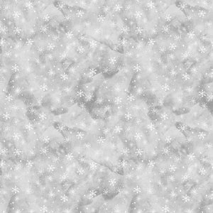 Frosty Frolic Gray Snowflake 39861 911 by Susan Winget from Wilmington by the yard