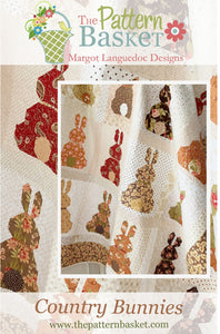 Country Bunnies Pattern from the Pattern Basket TPB 1809 Pattern by Margot Langeudoc