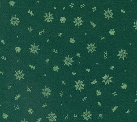 Cozy Christmas Pine Fabric 45597-23 by Fancy That Designs from Moda by the yard