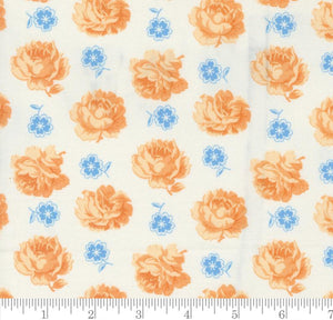 Denim Skirt Florals Denim Daisies Daisy 35382 11 by Fig Tree Co from Moda by the yard