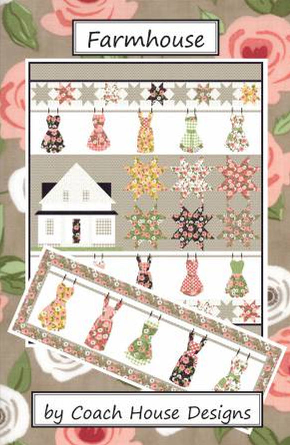 Farmhouse Pattern CHD-1704 from Coach House Designs – Lonesome Pine Quilts