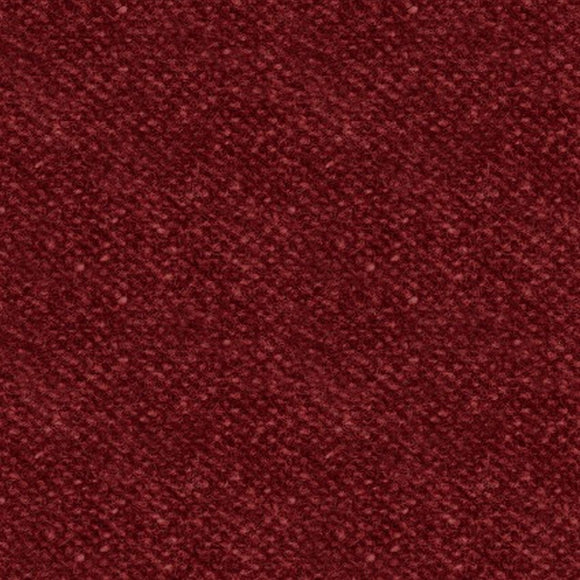 Woolies Flannel Nubby Tweed Red MASF18507-R from Maywood by the yard