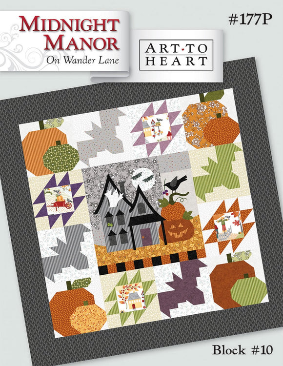 Midnight Manor on Wander Lane Pattern 177P from Art to Heart