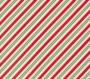 Once Upon Christmas Snow Diagonal Stripe 43166-11 by Sweetfire Road from Moda by the yard