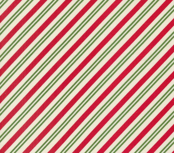Once Upon Christmas Snow Diagonal Stripe 43166-11 by Sweetfire Road from Moda by the yard