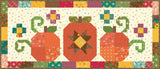 Pumpkin Trio Table Runner Pattern ANK 356 from Anka's Treasures