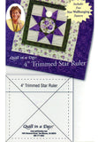 Quilt In A Day 4" Trimmed Star Ruler